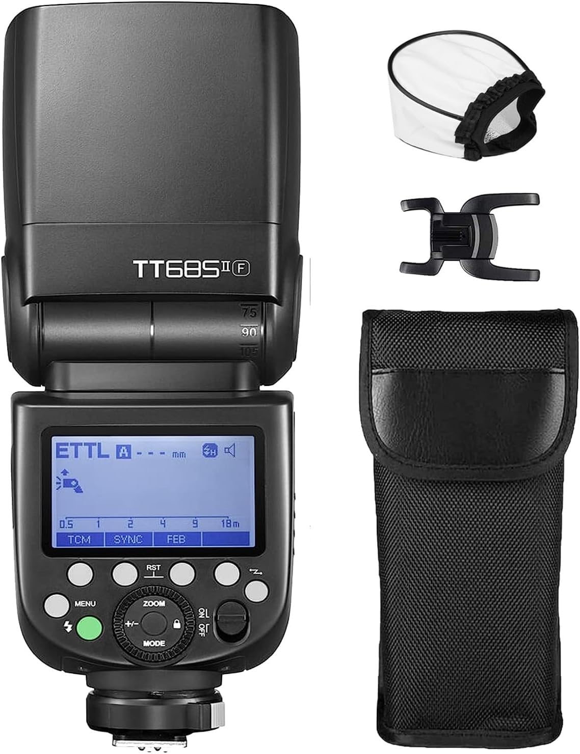 Авторизованная вспышка GODOX TTL Speedlite HSS Перезарядка Беспроводная X Совместима с камерами FUJIFILM [Официальный дилер GODOX] TT685II-F Стробоскоп, GN60, 2,4G Накамерная