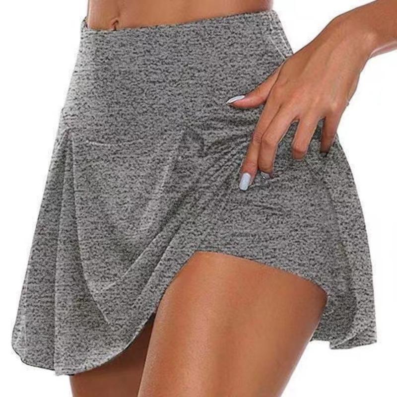 13Colors Women Fashion Mini Skirt High Waist Short Skirt Sports Fitness Yoga Shorts 1 Pc