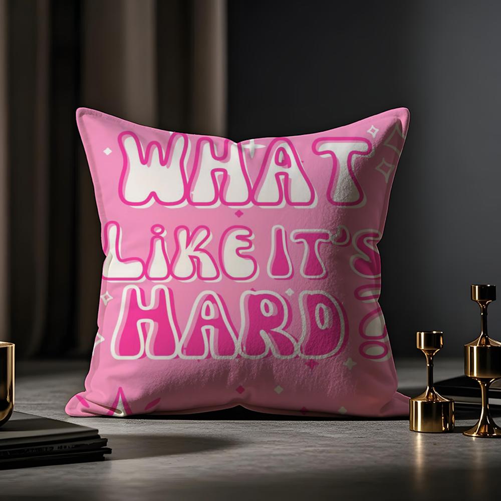 Чехол для подушки «Блондинка в законе» Противопылевой наперник Наволочка на молнии-невидимке Шелковистый короткий плюш Чехол для диванной подушки 30X30cm