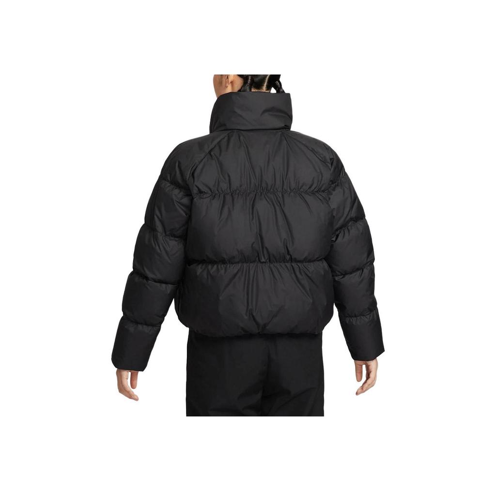 Nike Sports Lifestyle Logo Letter Short Duck Down Windproof Warm Loose Long Sleeve Down Jacket Women Jackets IB2964-010