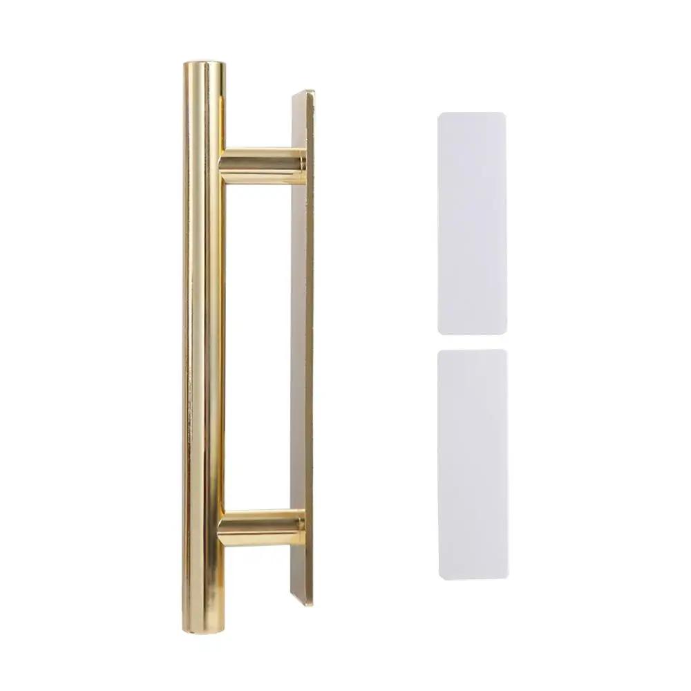 Minimalistische Knöpfe Selbstklebender Türgriff Aufputz Push-Pull Türgriff Kunststoff Ohne Bohren Schrankgriff Schublade