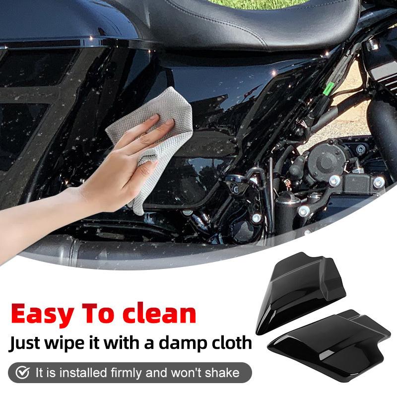 Motorcycle Side Battery Cover Panel Fairing Left Right For Harley Touring Electra Street Glide Road King 2009 2010 2011-