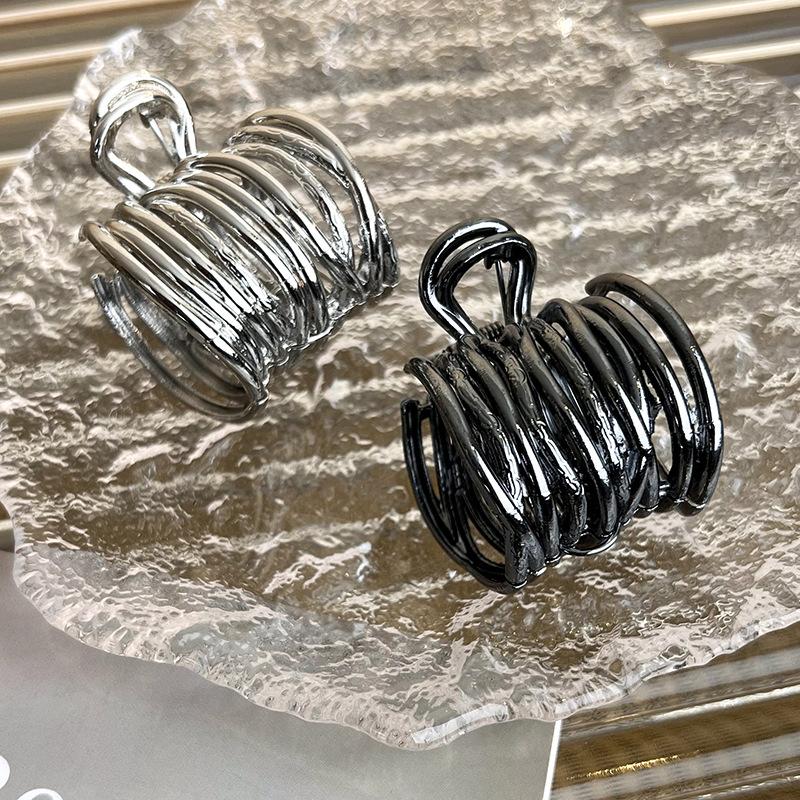 UXSL Vintage Unregelmäßige Metall Haarspangen für Damen Mädchen Hoher Pferdeschwanz Clip Fixierte Haarnadeln Krallenclip Mode Haaraccessoires