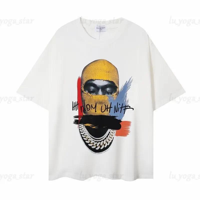 

Tshirts Mens Ih Nom Uh Nit Mask T-shirt Tees Black and White Head Street Casual Loose Tees High-quality Short Sleeves Size S-4XL 4XL