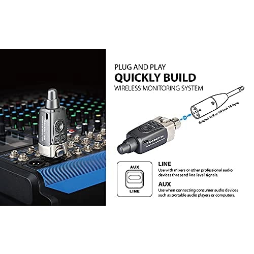 XVIVE U4 In-Ear Monitor Wireless System (Receiver and Transmitter Set) XV-U4