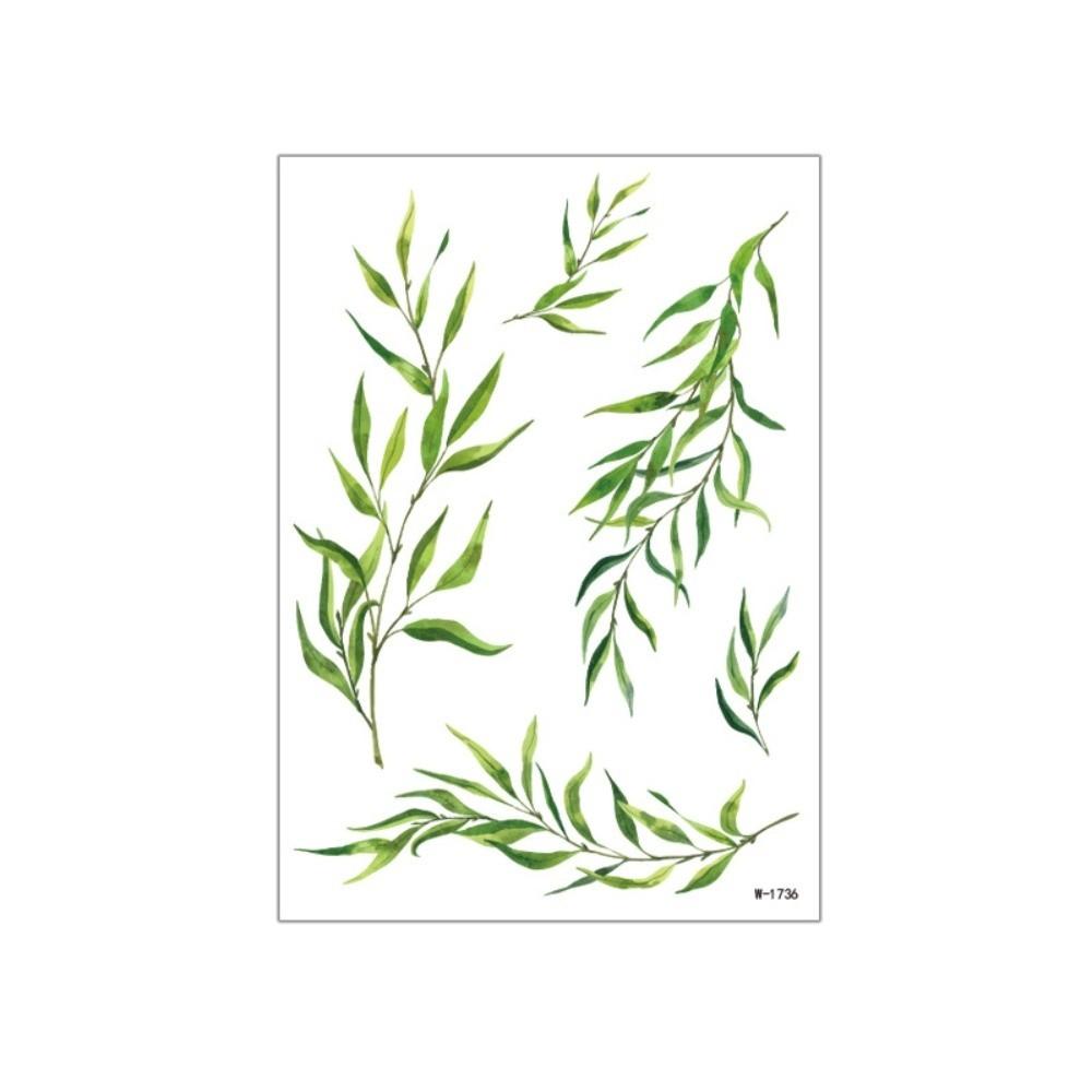 5 Vel Waterdichte Klimop Stickers Tattoo Stickers Elf Fee Make-up Stickers Nek Schouder Arm