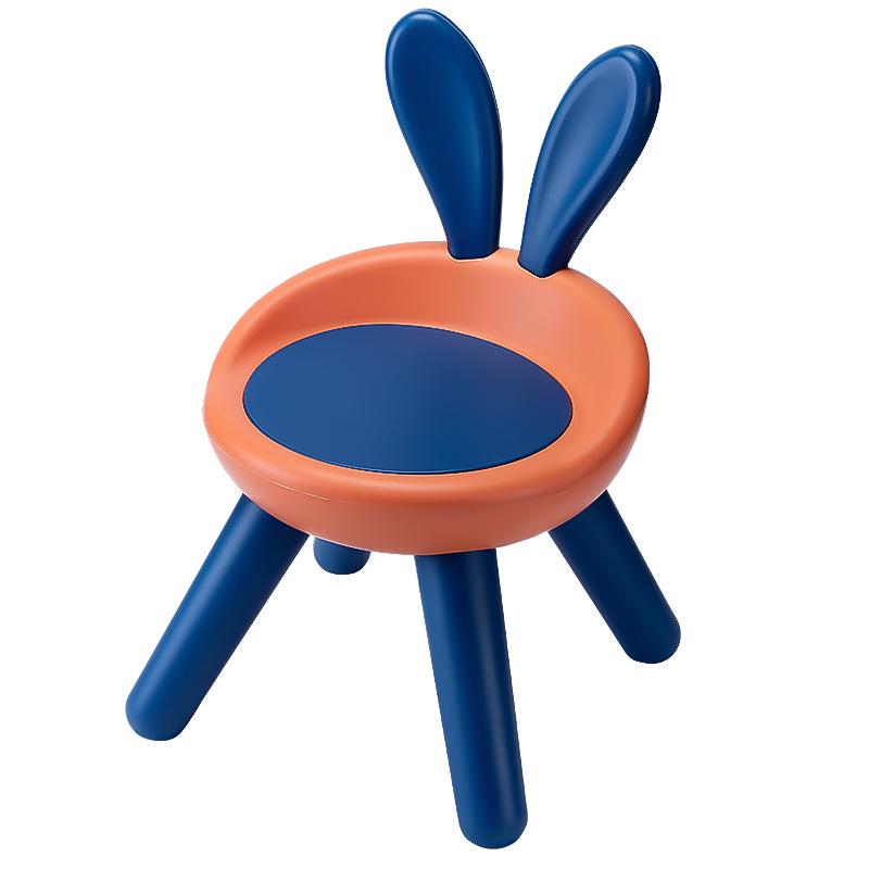 Children's Cute Squeaky Stool with Backrest - Ideal for Dining, Play, and Kindergarten