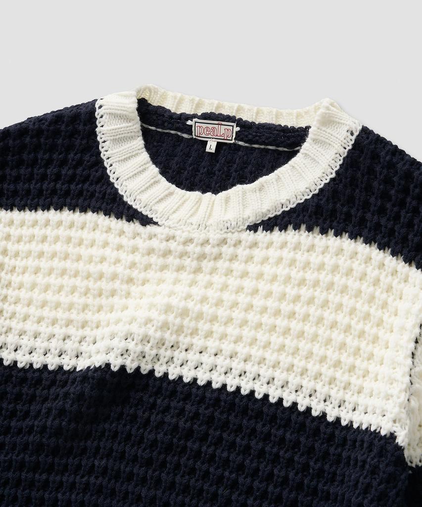 Pilpeu Striped Loop Knit 21(Navy)