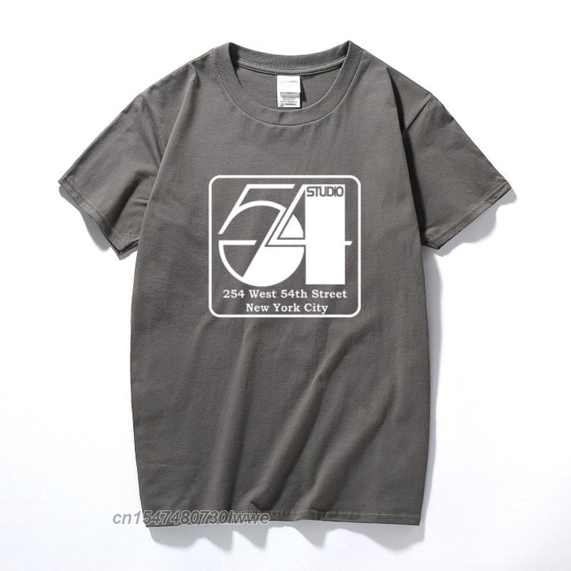 Studio 54 Shirt Disco 45 Vinyl Dance Throw Back Soul Unisex Clothes Top Camisetas Hombre Cotton T Shirt