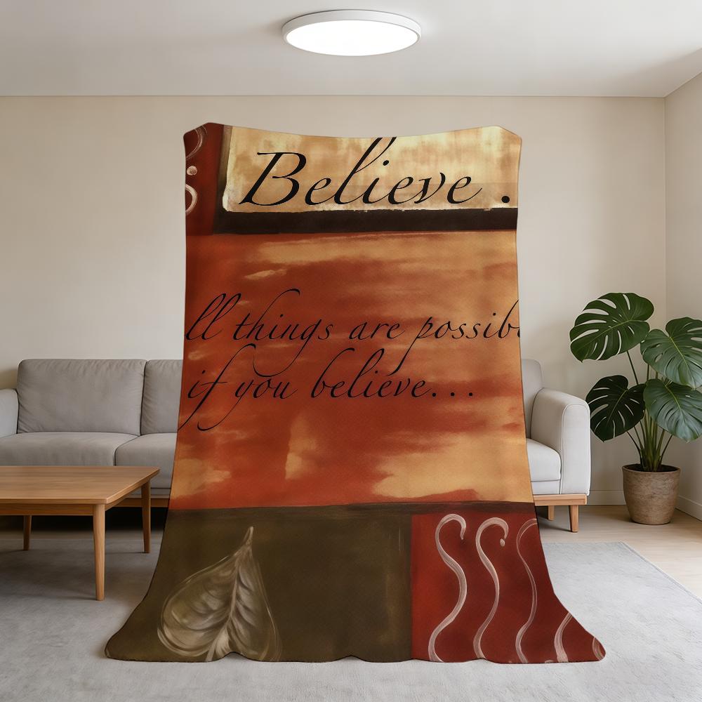 

Vintage Religious Inspirational Scriptures Blanket Super Warm Comfortable Plush Throw Blanket Child Home Sofa Bedroom Gift 75x90cm