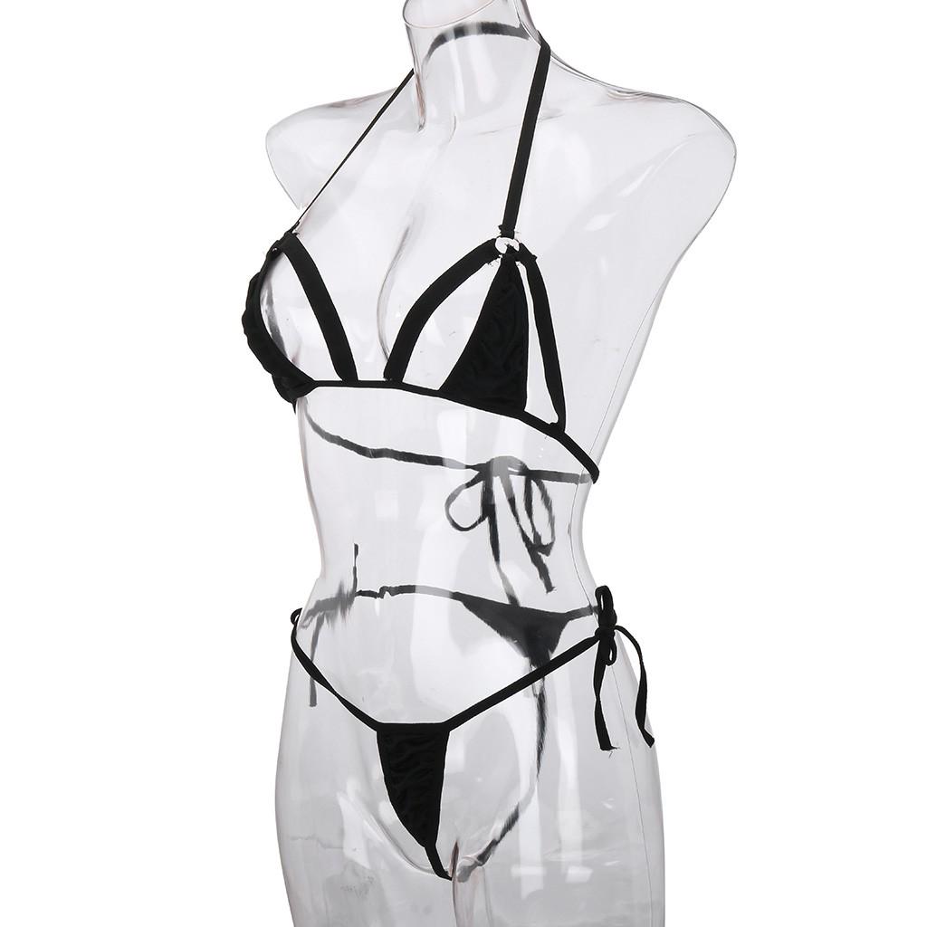 Fashion Women Sexy  Lingerie Set With G-String Underwear Hollow Bodydoll