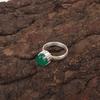 Green Onyx Stone 925 Sterling Silver Statement Cocktail Best Friend Gift Ring RR-43-21