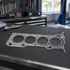 Engine Head Gasket MN195370 for 4A9‑Series, Replacement with Four Large Openings & Multiple Smaller Perimeter & Internal Passages for Repair Work