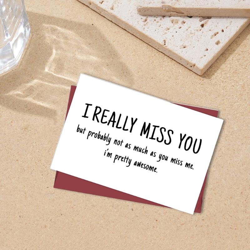 Vtipný text Narozeninová přáníčka Elegantní obálka Karta s texturou kartonu Vhodné pro večírky a oslavy