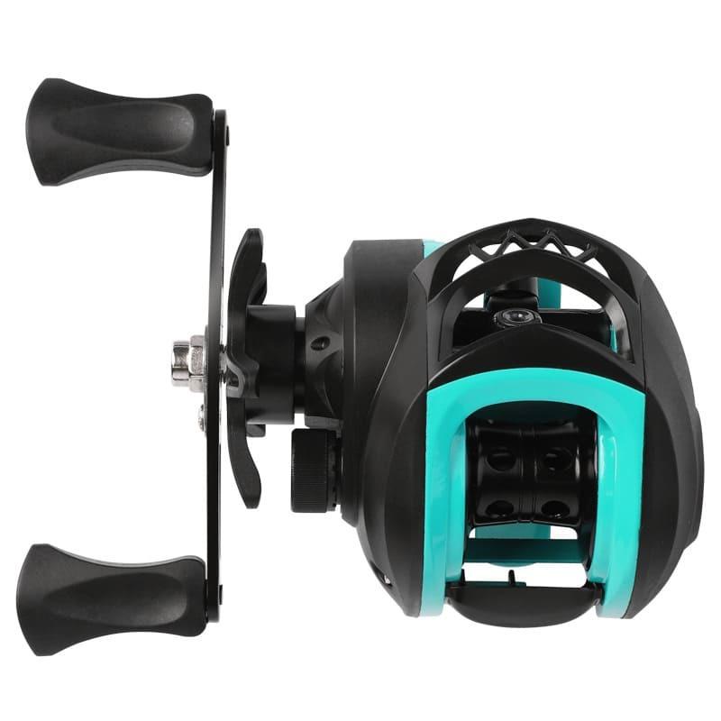 New Upgraded Bait Fishing Reel BR Series 7.2:1 Gear Ratio 18+1BB Bearing 18LB Max Drag Shallow Spool Bait Fishing Reel for Freshwater and Saltwater