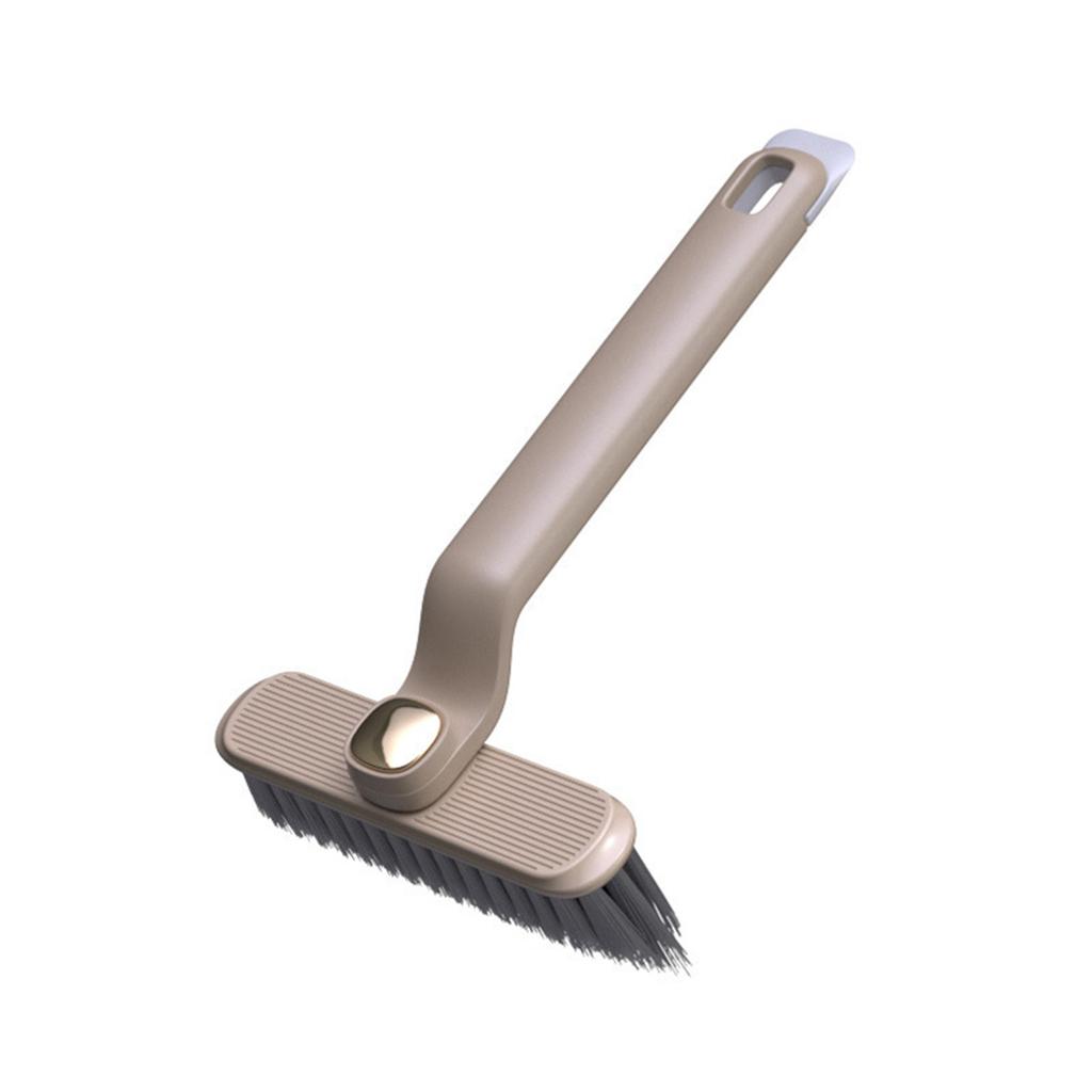 Multi Functional 2 in 1 Rotating Gap Cleaning Brush with Long Handle and Adjustable Angle for Hard to Reach Areas and Household Cleaning