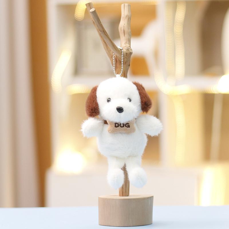 

Cartoon Bone Dog Stuffed Toy For Kids And Collectors With Pp Cotton Filling White