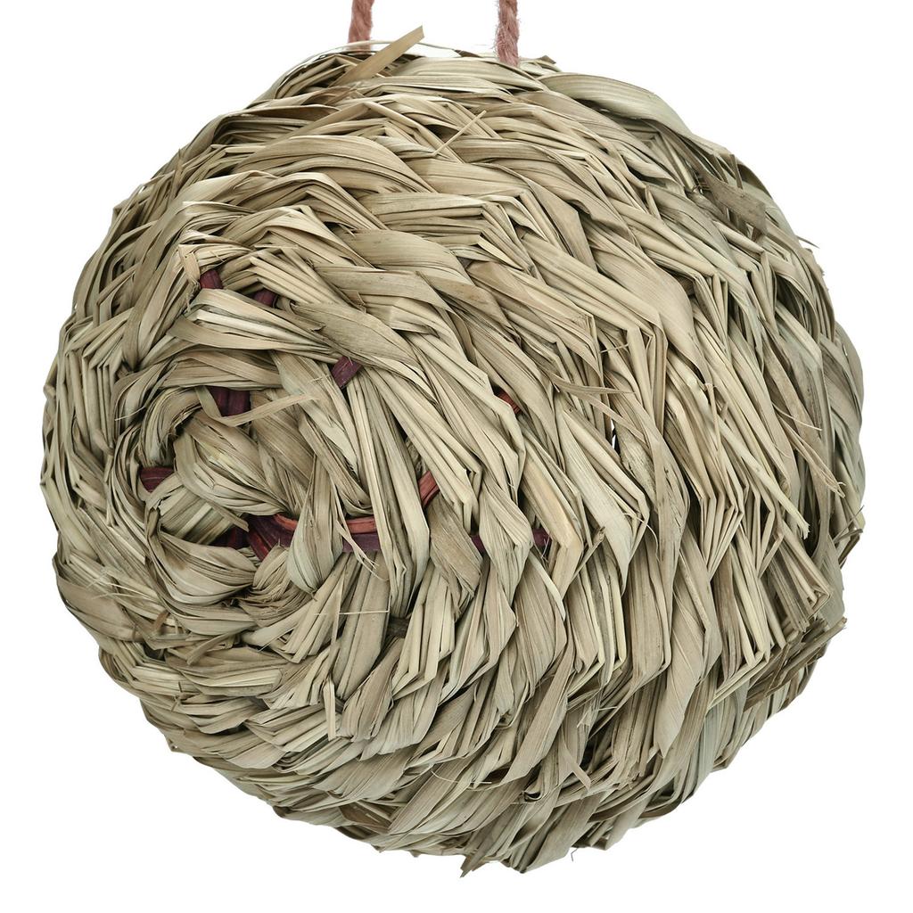 House Outdoor Hanging Bird House Straw Bird House Natural Bird House