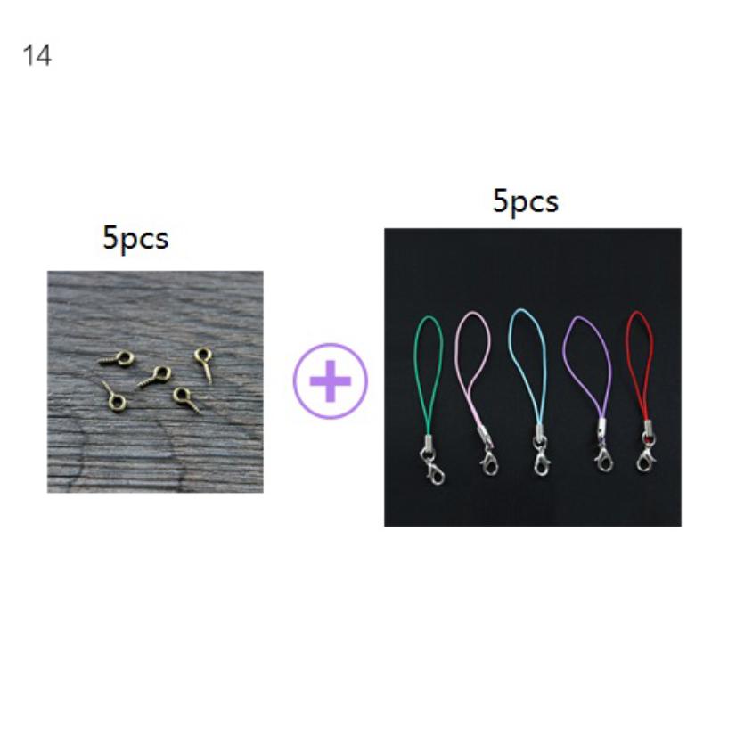 

5Pcs Mini Wishing Bottle With Cork Geometry Vials Decorative Glasses Empty Jars DIY Accessories Key Pendant Gift Kawaii Decor