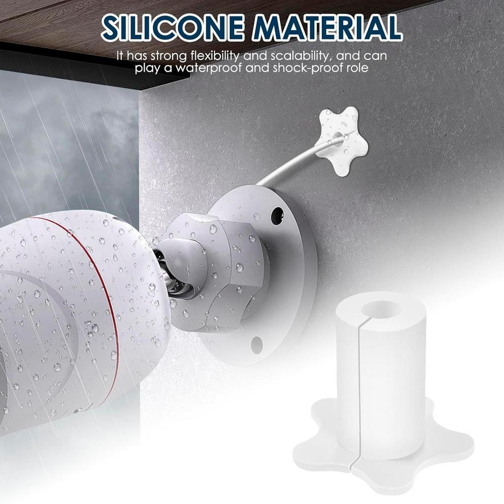 10pcs wall cable entry cover Cable Pass Through Wall Grommet silicone cable entry for 16mm diameter wall penetration cable entry