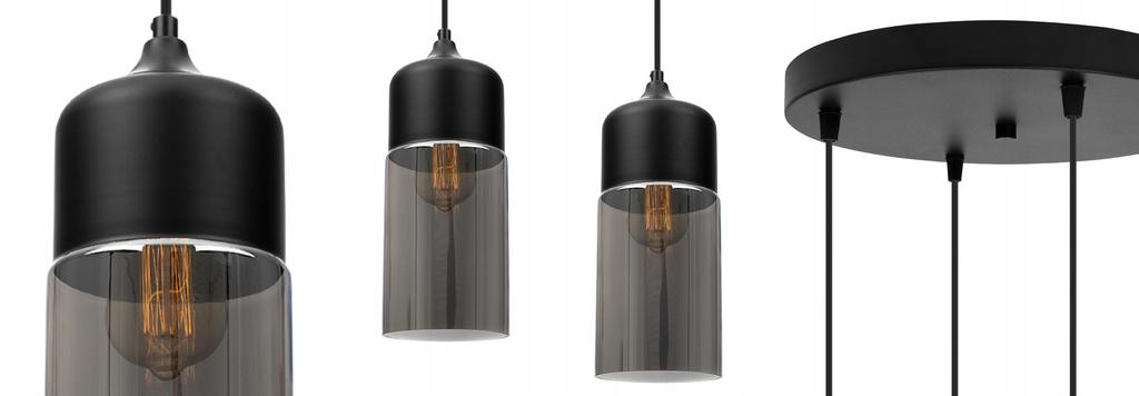 HANGING CEILING LAMP, GLASS PLAFON, LED LAMP