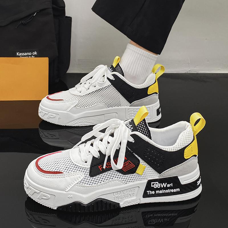 new men's comfortable outdoor comfort trend thick sole four seasons breathable thick sole board shoes fashion men's shoes