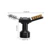 2PCS ABS Handle Battery Terminal Cleaner Hard/Soft Brush Car Battery Cleaning Tool  Auto Shop