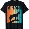 Caracal Vintage Caracal Cat Retro Wild Cat Zoology T-Shirt