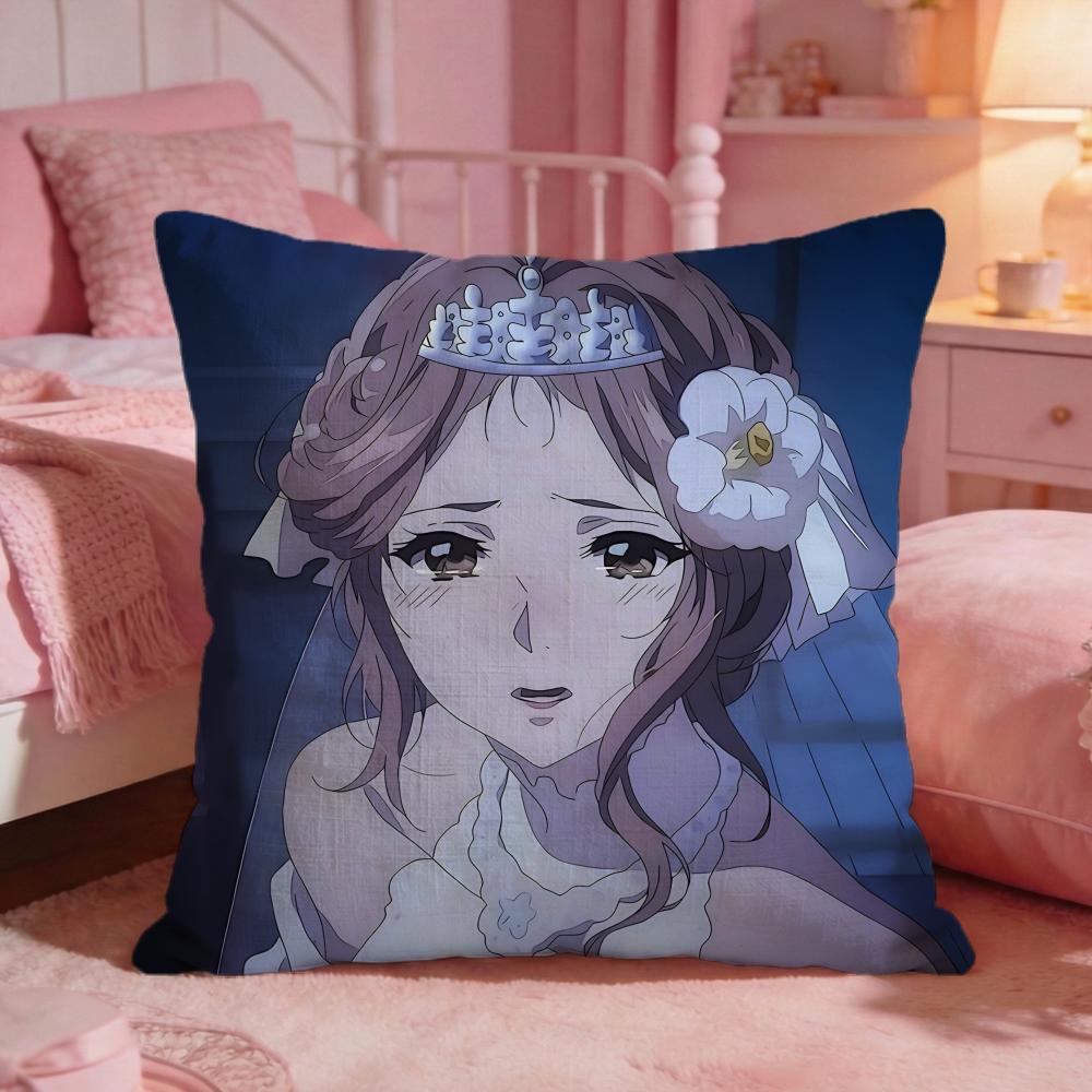 Violet EEvergardens Anime Cushion Cover Premium Comfort Reversible Pillow Cove Two In One Design For Any Room  Car Interior