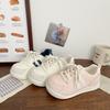 Ugly Cute Platform White Shoes Women's Moral Training 2025 Summer New Chic Niche Korean Version Breathable Student Sports Shoes
