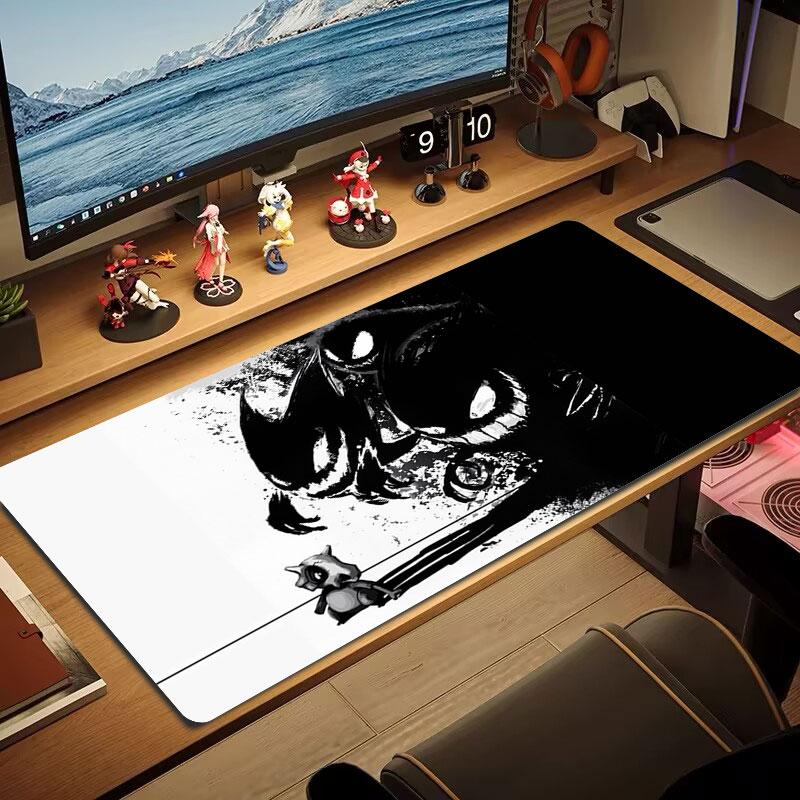 Gengar Cartoon Mouse Pad, Large Gaming Desk Mat, Non-slip XXL Mousepad for Laptop & Tablet, Mini PC Playmat with Stitched Edges