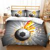Completo Lenzuola Moda Pittura Calcio Set Letto Casa Nuovi Freschi Copripiumini Biancheria da Letto Casa Copripiumino Alta Qualità
