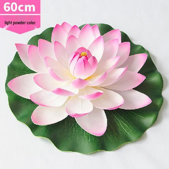 Artificial Lotus Leaf Water Lily for Pond, Fish Tank Decoration, Landscaping, or Buddha Ornaments