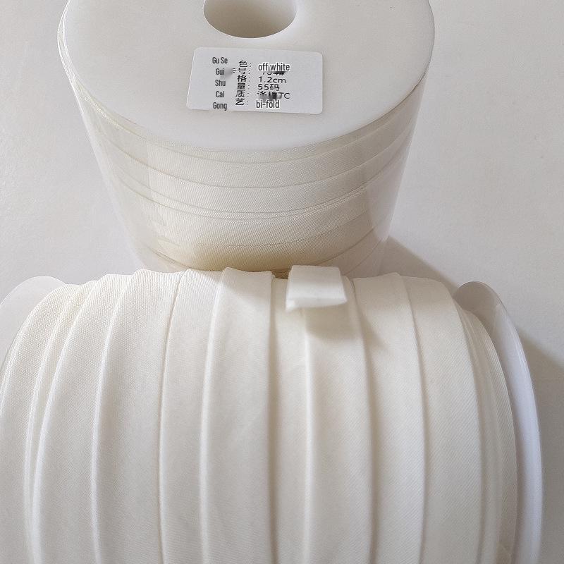 

Красная двойная косая бейка - Не требующий глажки полиэстер-хлопок для ципао своими руками, ширина 1,2