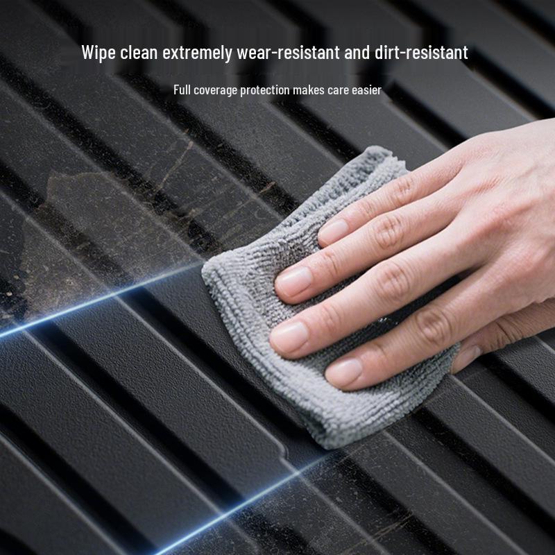 BJBT Full Coverage Non-Slip Floor Mats for Tesla Model Y 2023, TPE Injection Molded