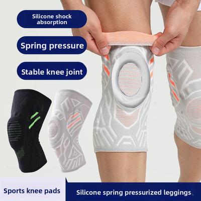 Sports Knee Pads Basketball Football Anti-collision Knee Pads Knee Support Silicone Spring Pressure Protection Meniscus Protective Gear