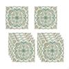 Square Vintage Flower Tile Stickers Home Wall Decor