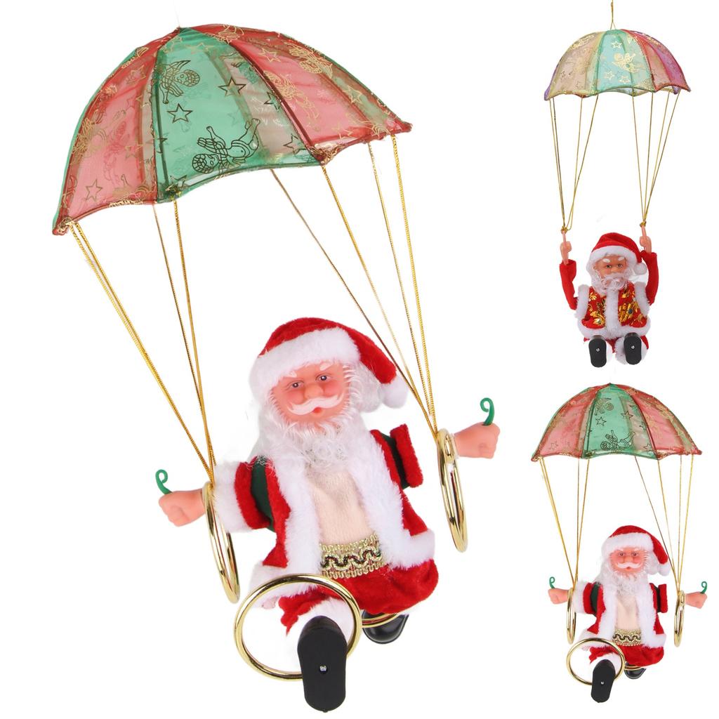 Parachute Christmas Ornaments Lovely Shape Xmas Theme Hanging Ornament Parachute Decorations Happy New Year