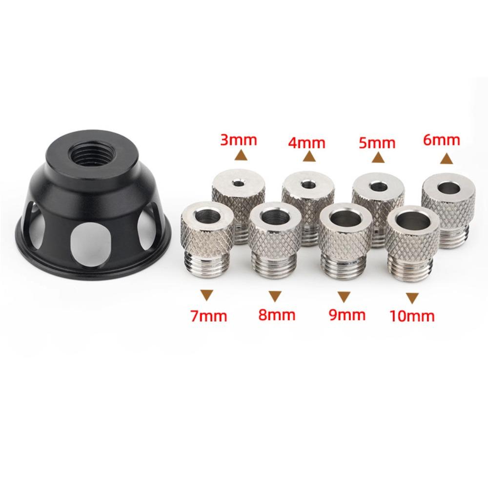 Bit Jig Woodworking Punch Locator Vertical 3-10mm Straight Angle Guide Locator Doweling Jig Accuracy Hole Puncher Tools