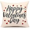 ValentineS Day Love Themed Pillow Covers Pattern Cushion Cover Suitable For Sofa Bedroom Car Pillow Cover