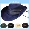 Breathable Men Outdoor Folding Adjustable Mesh Sun Protection Bucket Hat