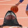 Basketball Mesh Bag Drawstring Backpack Oxford Cloth for Football Soccer