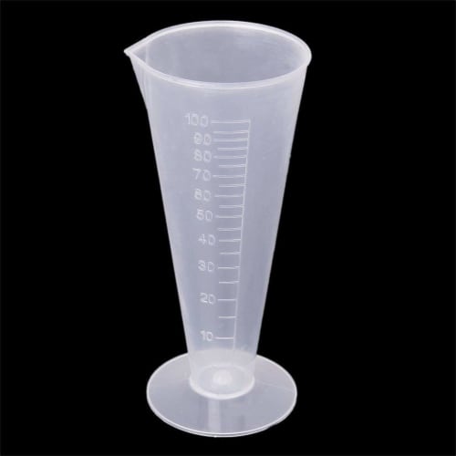 Kitchen Lab Reusable Plastic Measuring Beaker Measuring Cup 100ml Nice and Practical