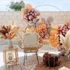80Pieces Natural Dried Flowers Bouquet Home Decoration  Pampas Reeds Grass Rabbit Tails Bouquet Boho Home Arrangements