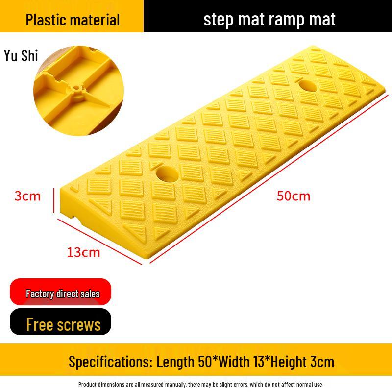 Outdoor Plastic Car Step Ramp for Door Sills and Stairs