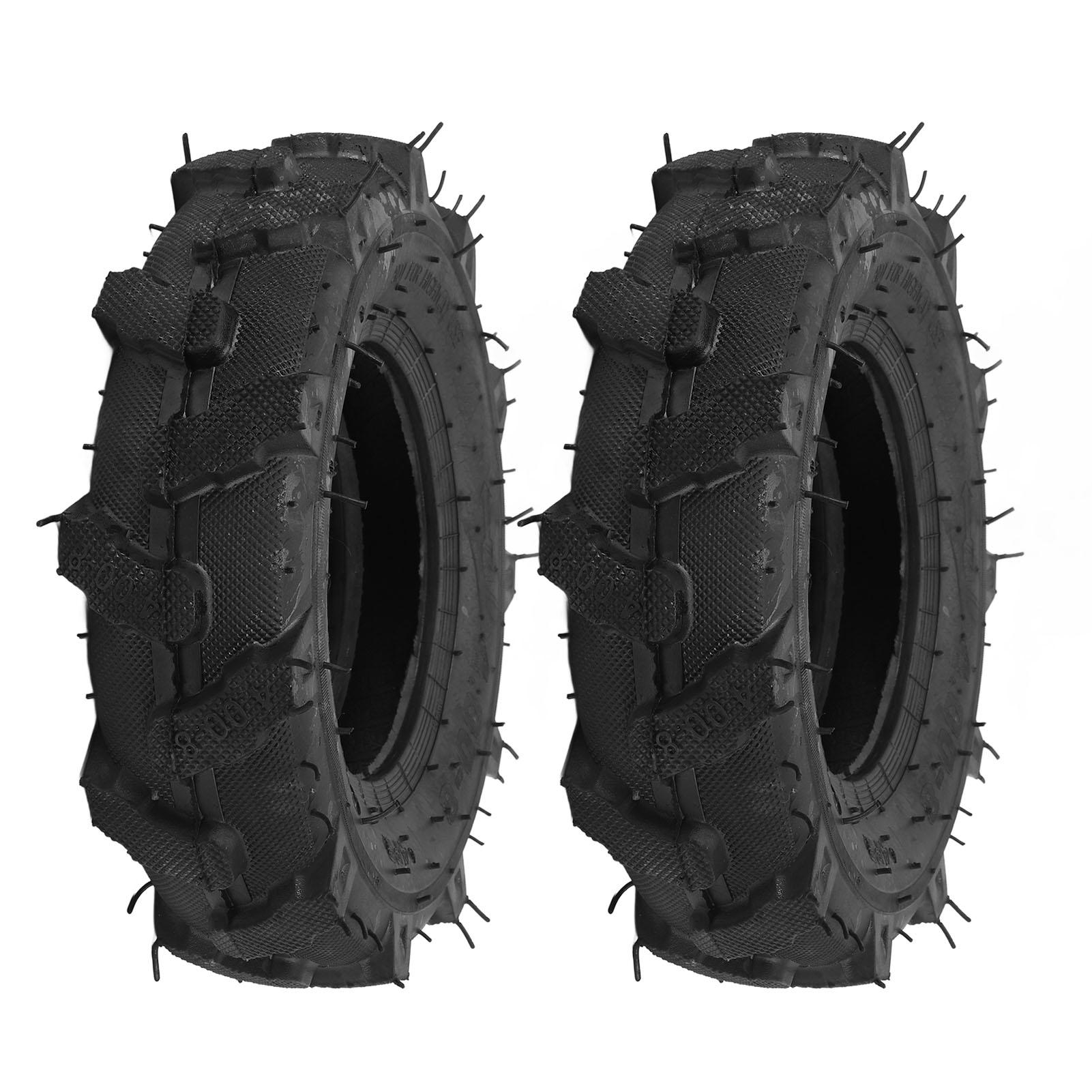 4.00 8 Tubeless Band 4 Ply Sneeuwblazer Verwijdering Blazewiel 672 Lb Belasting Slijtvast Rubber Prikbestendig met Inch   voor Tuin tractor Frees Graver