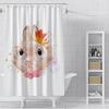 Home Shower Curtains For Bathroom Waterproof Fabric Bathroom Curtains Anime Animal Style Modern Shower Curtain 180X200 90X180