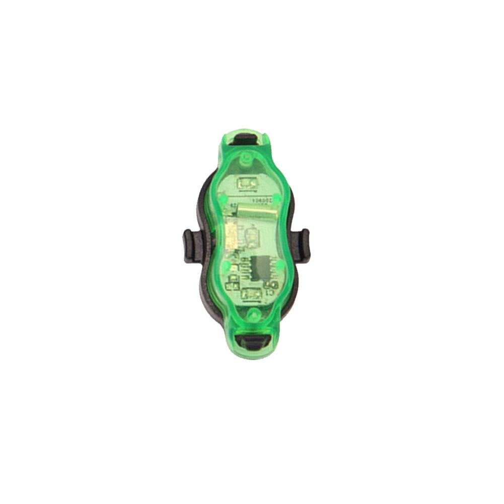 

Multi-purpose LED Gourd-shaped Spoke Light Waterproof Night Riding Safety Warning Light with Strap Mount for Bike and Balance Bike зелений