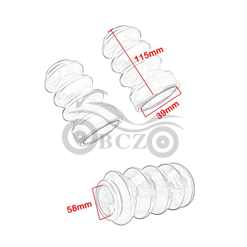 Harley 883 XL1200 Front Fork Shock Absorber Dust Covers