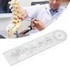 PVC Goniometer Angle Ruler 360 Degree Measure Joints Motion Range for Physical Therapy